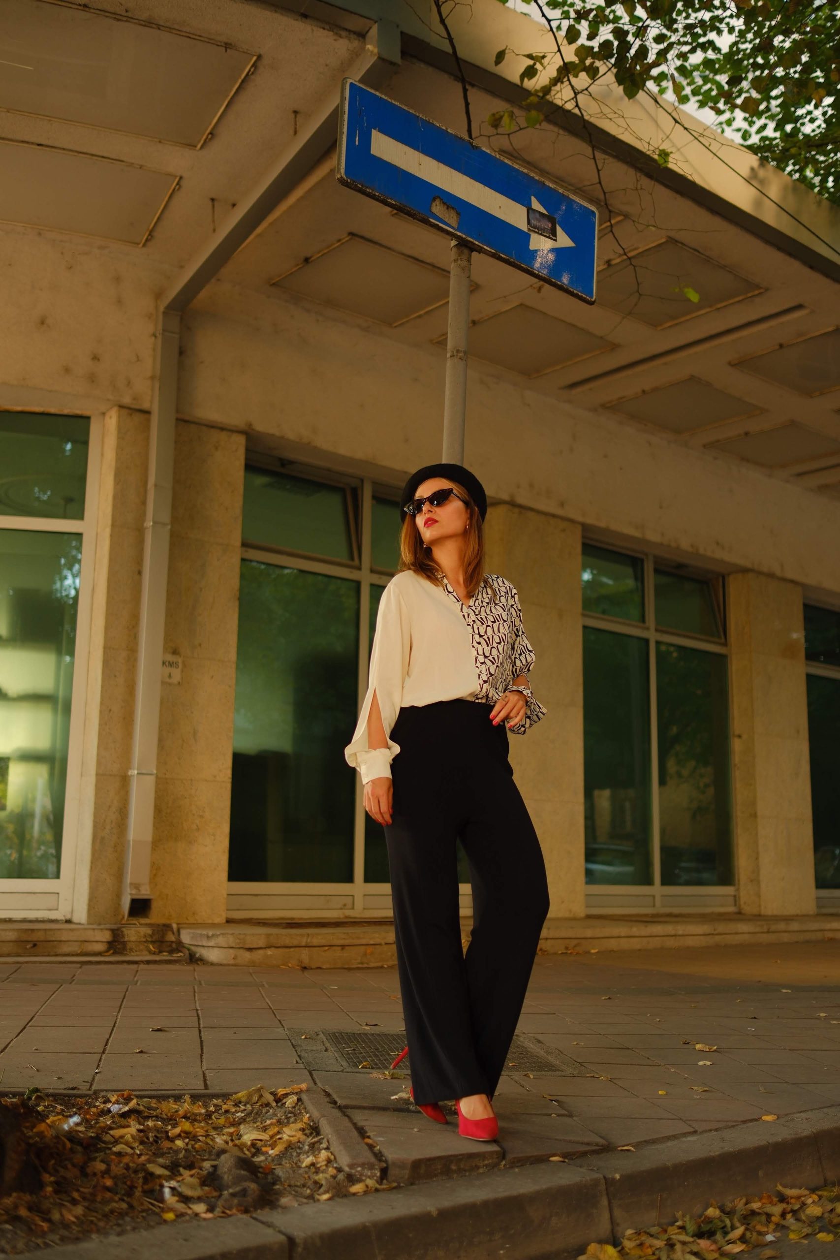 Ženska bluza asimetrična